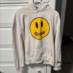 DREW cream mascot hoodie